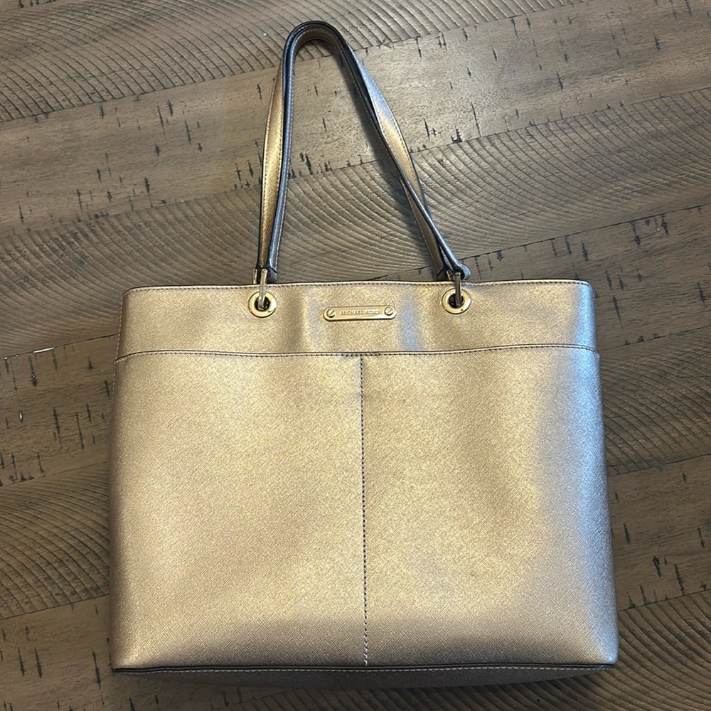 Michael Kors Gold Tote Bag